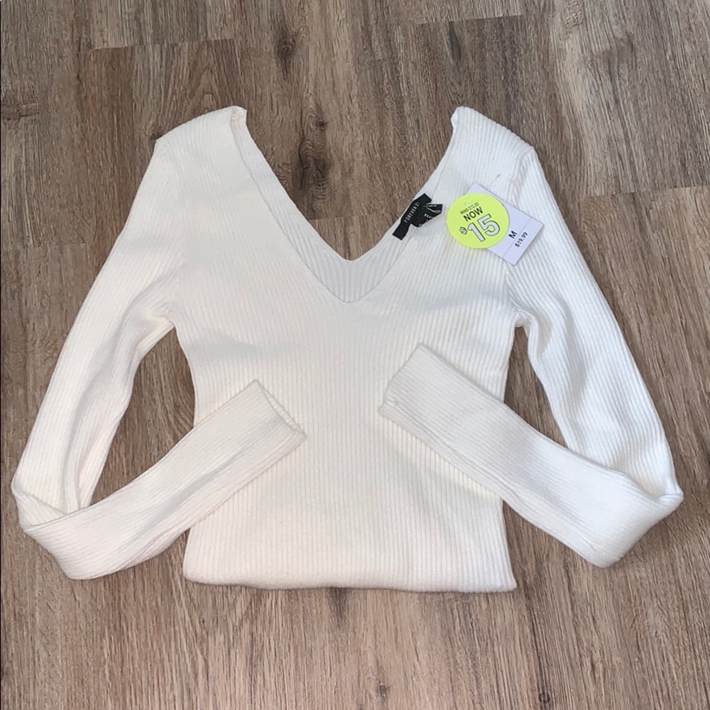 Robbed Sweater Top